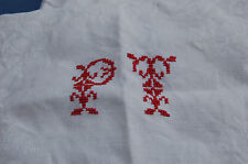 NAPPE ANCIENNE +  3 SERVIETTES