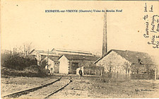 EXIDEUIL (16) - « Usine du Moulin neuf » Carte postale ancienne