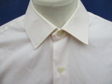 Chemisette chemise blanc cassé / écru polyester coton homme   Double six