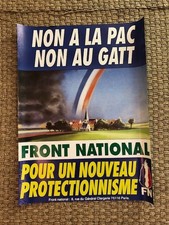 Affiche front national le - fn,