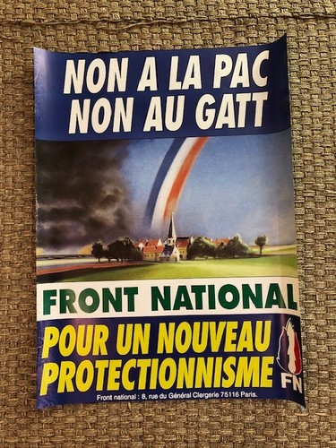 Affiche front national le - front,