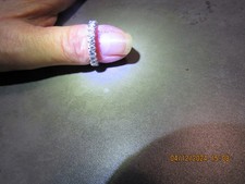 BELLE ALLIANCE OR BLANC DIAMANTS 1.38 CT TYPE AMERICAINE