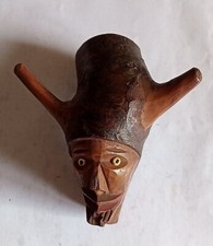 fourneau à pipe en bois