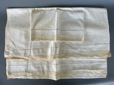 Deux Drap Simple avec Dentelle