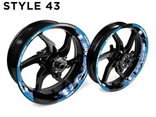 Suzuki Bandit 650 Moto Jante Drapé Stickers Autocollant Pour 43.2cm Roulettes