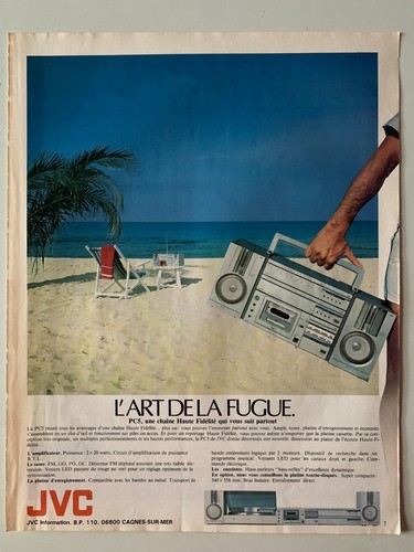 Publicite annees jvc pc5 - annees, 80