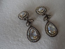 ANCIENNE boucle clip /BIJOUX