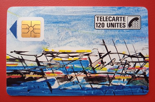 Télécarte f62 accent rouge - télécarte,