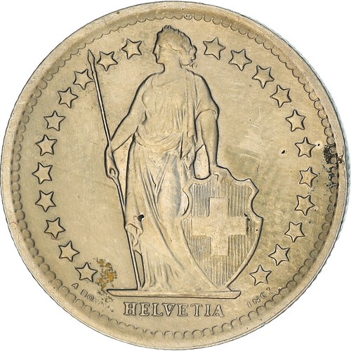 365909 monnaie suisse - suisse,, 1/2