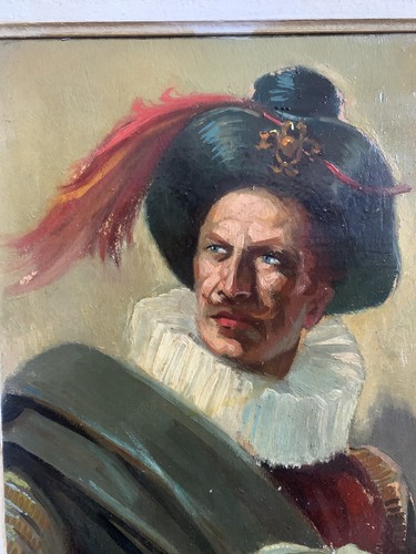 Ancien tableau mousquetaire - tableau,