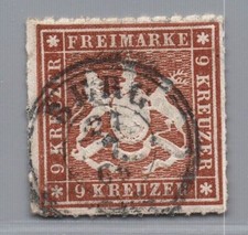 Wurtemberg Michel numéro 33 a