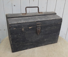 Malle coffre Ancien En Bois