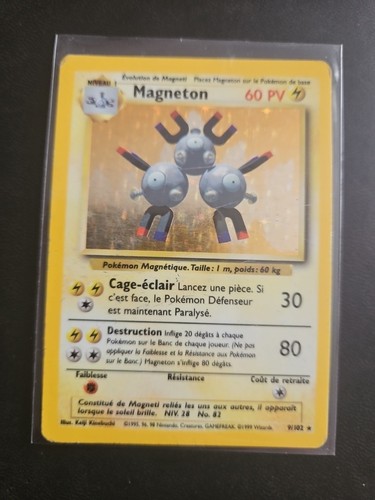 Carte pokémon magneton - -, rare