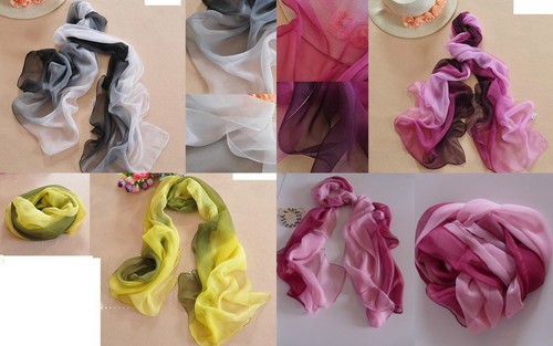 Foulard mousseline soie arc - de,