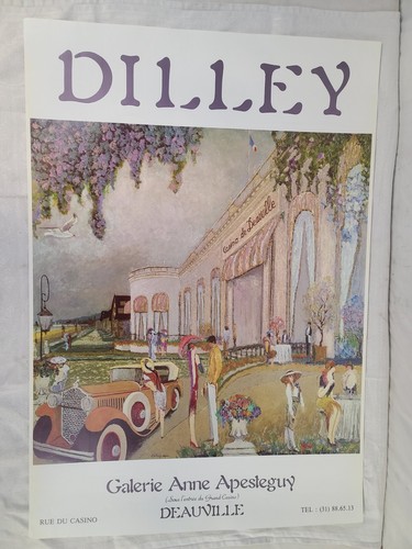 Dilley affiche vintage - dilley,