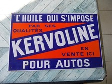 plaque tole kervoline 30 x 19