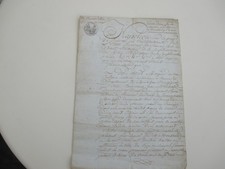 NAPOLÉON 1 er. 1811. ACTE DE