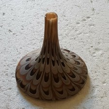 joli base de soliflore en pâte de verre Multi couleur DLG delatte muller 