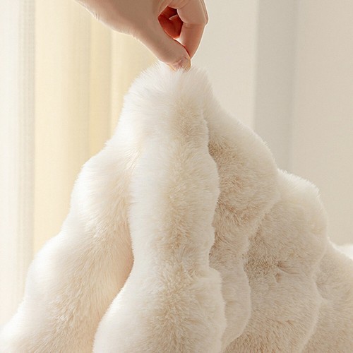 Faux lapin fourrure - tissu, pour