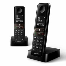 Téléphone Sans Fil Philips D4702B/34 Duo 1,8" DECT [2 pcs]
