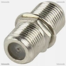 1x adaptateur d'antenne HF television F femelle vers F femelle
