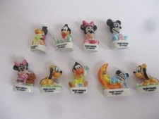 LOT 9 fèves série disney babies baby mickey pluto Disney fève 1997
