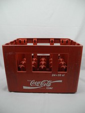 ancien casier caisse Coca 24 bouteilles old bottle holder carrier Flaschenhalter