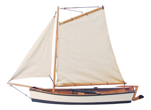 Bateau pêche bois 45 x - de, en