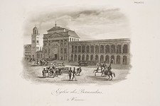 Gravure XIX° Eglise des