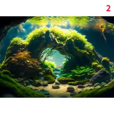 Autocollant De Fond 3D Pour Aquarium Paysage Sous-Marin DIY Royaume-Uni