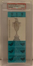 1985 Kentucky Derby Full Ticket Spend A Buck Angel Cordero Jr Pin 111th PSA 3