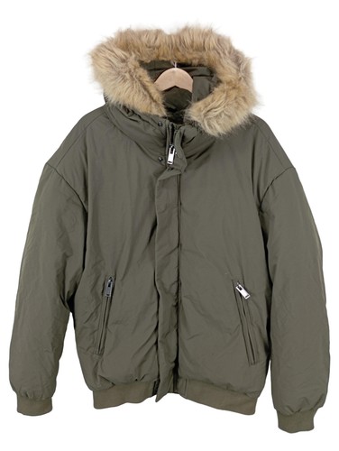Zara parka homme hiver olive - parka,