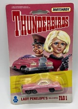 Lady Penelope's Rolls Royce FAB1 rose - MATCHBOX Thunderbirds TB-005 - 1992