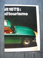 BROCHURE CATALOGUE RENAULT 16