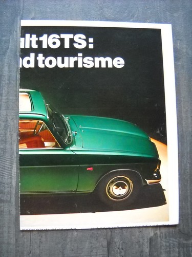 Brochure catalogue renault - renault, 16