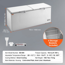 Congélateur Coffre 561 L