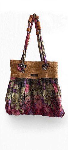 Sac cabas bohème fleuri été