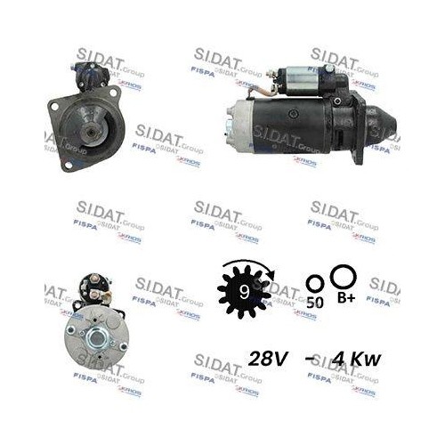 Démarreur sidat s24bh0037a2 - sidat,