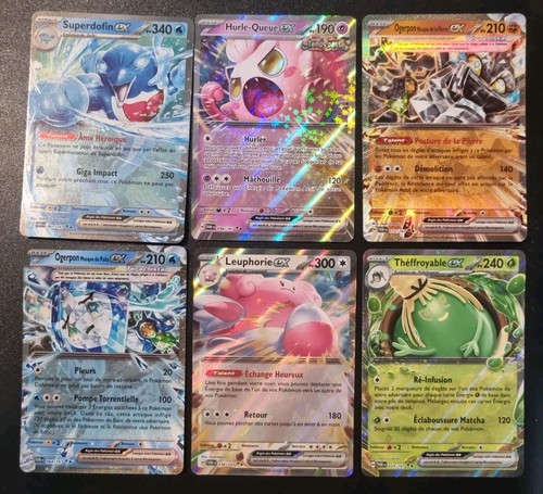 Lot cartes pokemon ex - 6,