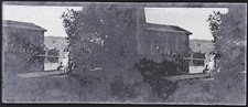 FRANCE Maison Femme c1930 Photo NEGATIVE Stereo Plaque de verre Vintage CT8L22n 