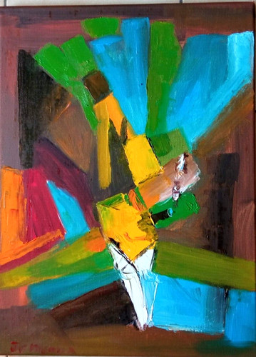 Autoportrait art abstrait - autoportrait,