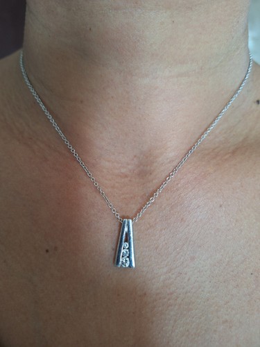 Collier chaîne pendentif - pendentif, en