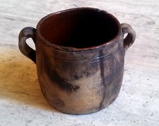 Ancien pot à graisse tasse à