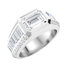 Bague en or blanc 18 carats