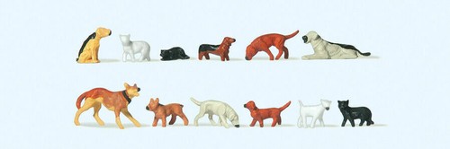 Pack figurines chiens et - de,