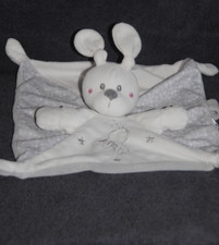 🍀Doudou Plat Lapin Blanc