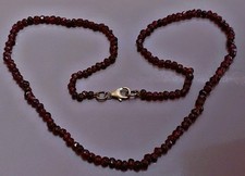 Vintage collier grenats