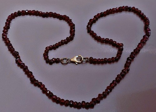 Vintage collier grenats