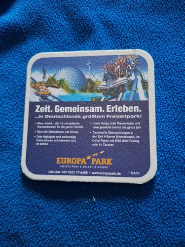 Beer mat europapark motif - europapark,