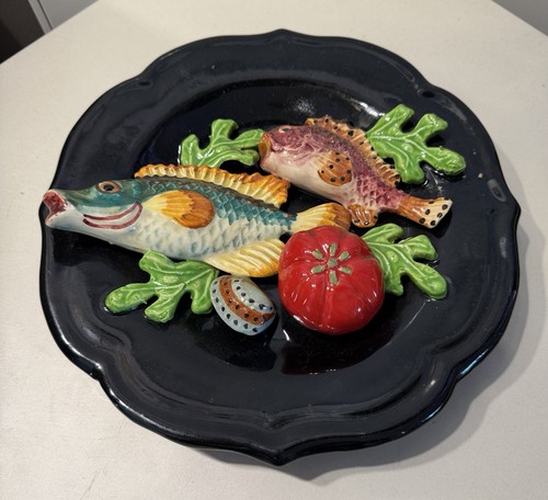 Plat céramique trompe - plat,